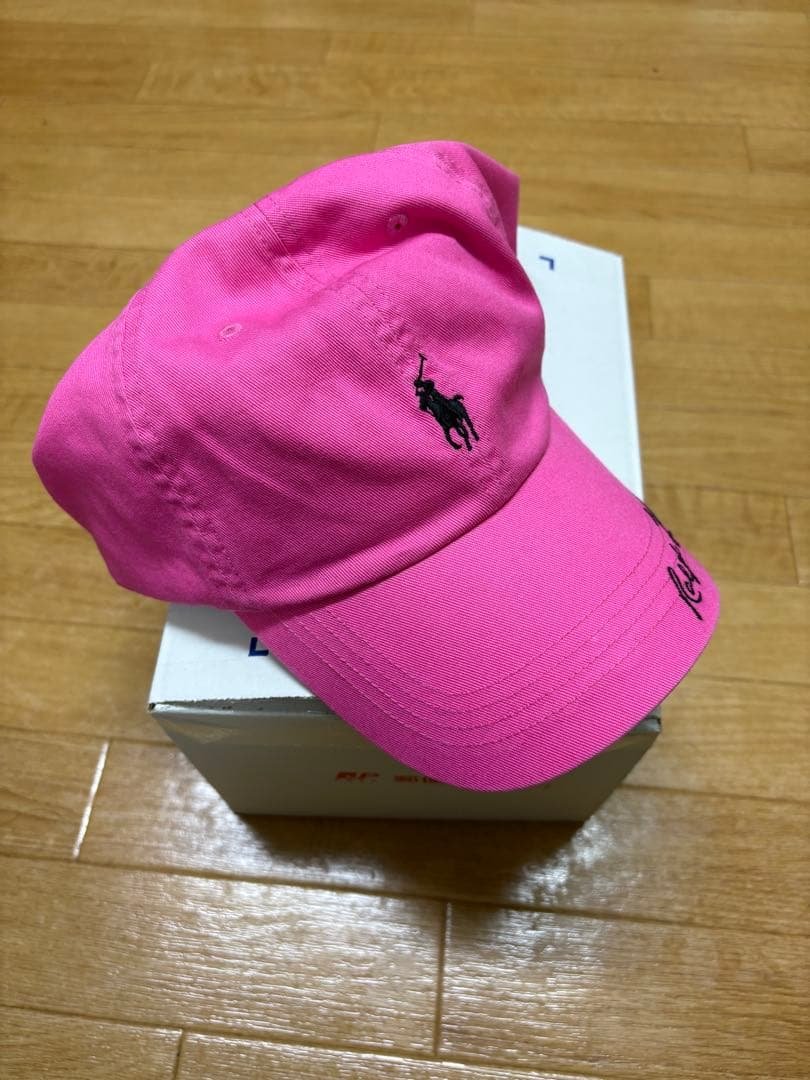 【新品・未使用】ラルフローレン　ピンクポニー　ベースボールツイルキャップ